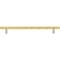 Jeffrey Alexander 192 mm Center-to-Center Brushed Gold Square Dominique Cabinet Bar Pull 845-192BG - alternate 2